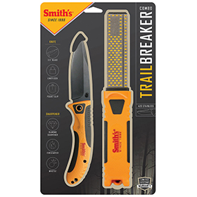 Smith's Sharpeners Trail Breaker Linerlock Combo: BK-AC51013