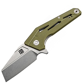 Artisan Ravine Linerlock Green G10: BK-ATZ1819PGN