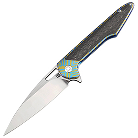 Artisan Archaeo Framelock Blue: BK-ATZ1821GBU02