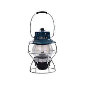 Barebones Living Railroad Lantern Ocean Blue: BK-BARE181