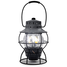 Barebones Living Railroad Lantern Slate Gray: BK-BARE282