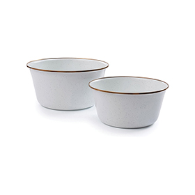 Barebones Living Enamel Mixing Bowl Set: BK-BARE397