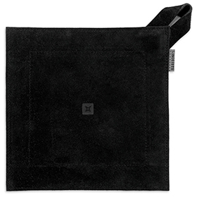 Barebones Living Hot Pad Black Suede: BK-BARE411