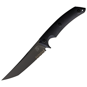 Bastinelli Creations PY Fixed Blade Serrated: BK-BAS207S