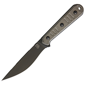 Bastinelli Creations SILENCE SLIM Fixed Blade: BK-BAS222