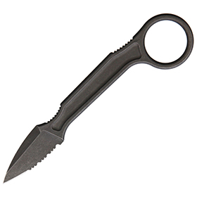 Bastinelli Creations SPADE Fixed Blade Serrated: BK-BAS223S