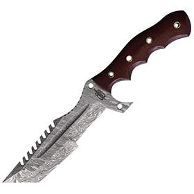 BucknBear Damascus Tanto Tracker: BK-BNB1225TT