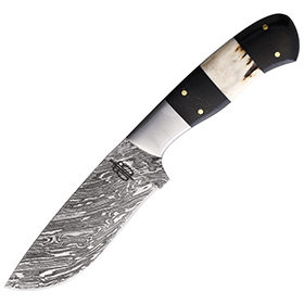 BucknBear Damascus Fixed Blade: BK-BNB15246