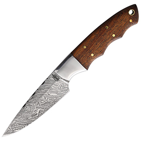 BucknBear Damascus Fixed Blade: BK-BNB15248