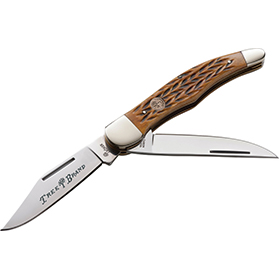 Boker Folding Hunter Brown Bone: BK-BO110273BB