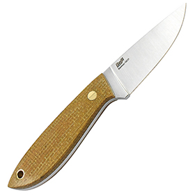 BRISA Bobtail 80 Mustard Micarta: BK-BRI9951