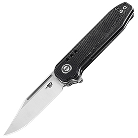 Bestech Knives Syntax Linerlock Black Micarta: BK-BTKG41D