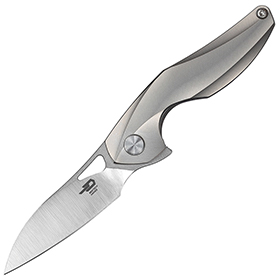 Bestech Knives The Reticulan Framelock Gray: BK-BTKT1810A