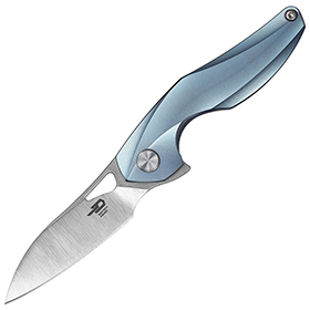 Bestech Knives The Reticulan Framelock Blue: BK-BTKT1810B