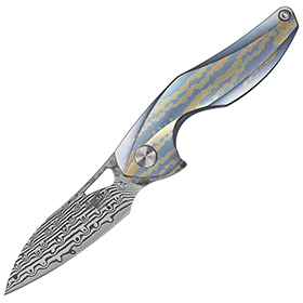 Bestech Knives The Reticulan Framelock Blue: BK-BTKT1810L