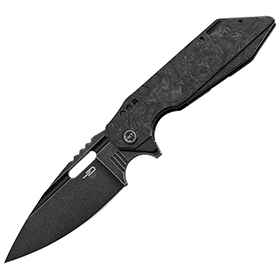 Bestech Knives Shodan Framelock CF Black: BK-BTKT1910D