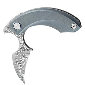 Bestech Knives Strelit Framelock Damascus/Bl: BK-BTKT2103I
