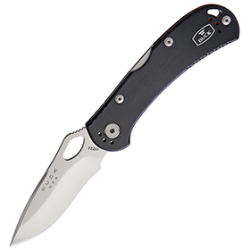 Buck SpitFire Lockback Black: BK-BU722BKS1