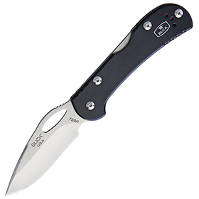 Buck Mini SpitFire Lockback Black: BK-BU726BKS