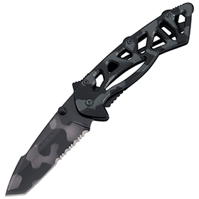 Buck Bones Framelock Tiger Stripe: BK-BU870X