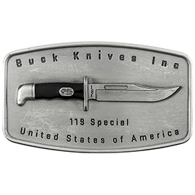 Buck 119 Special Belt Buckle: BK-BUBBS