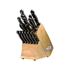 Chicago Cutlery Essentials 15 Piece Block Set: BK-C01034