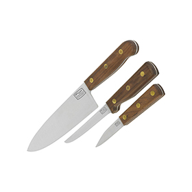 Chicago Cutlery Walnut Tradition 3 Piece Set: BK-C13305