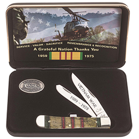 Case Cutlery Vietnam War Trapper Gift Set: BK-CA22040