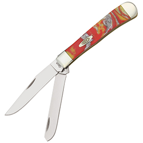 Case Cutlery Trapper Fire In Box: BK-CA9254FIB