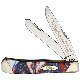 Case Cutlery Trapper Star Spangled Banner: BK-CAS9254STAR