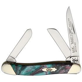 Case Cutlery Medium Stockman Coral Sea: BK-CAS9318CS