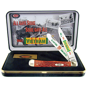 Case Cutlery Vietnam Trapper Gift Set: BK-CAVIET