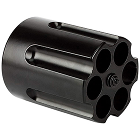 Caliber Gourmet Revolver Pen Holder Black: BK-CBG1007BK