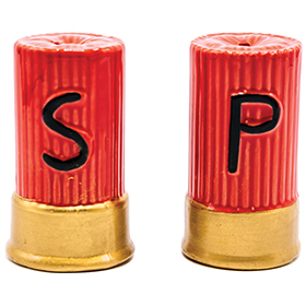 Caliber Gourmet Salt Pepper Shakers Shotgun: BK-CBG1033