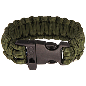 Combat Ready Survival Bracelet OD Green: BK-CBR360