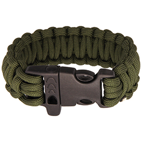 Combat Ready Survival Bracelet OD Green: BK-CBR362