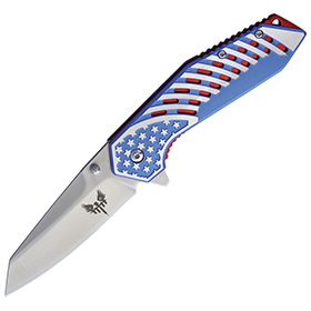 Combat Ready Stars and Stripes Linerlock: BK-CBR367