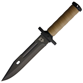 Combat Ready Fixed Blade Desert Tan Handle: BK-CBR370