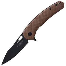 Camillus Blaze Linerlock Brown: BK-CM19808