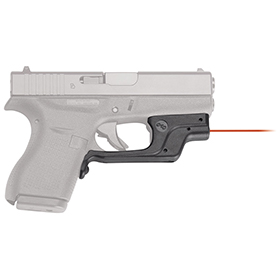 Crimson Trace Laserguard Sight Glock/Red: BK-CMTLG443