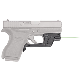 Crimson Trace Laserguard Sight Glock Green: BK-CMTLG443G