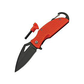 China Made Camping Linerlock Orange: BK-CN300454OR