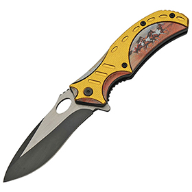 China Made Horse Linerlock A/O: BK-CN300490HR