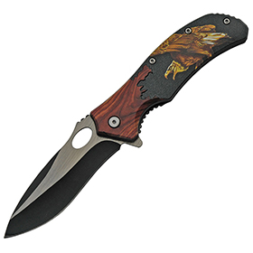 China Made Wildlife Linerlock Eagle A/O: BK-CN300496EG