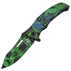 China Made Cat Eye Linerlock Green: BK-CN300503GN