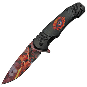 China Made Dragon Eye Linerlock: BK-CN300504