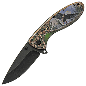 China Made Wildlife Linerlock Eagle: BK-CN300508EG