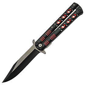 China Made Fly Linerlock A/O Red: BK-CN300514RD