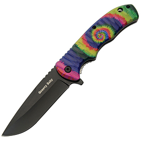 Rite Edge Tie Dye Linerlock A/O: BK-CN300558B