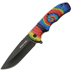 Rite Edge Tie Dye Linerlock A/O: BK-CN300558C
